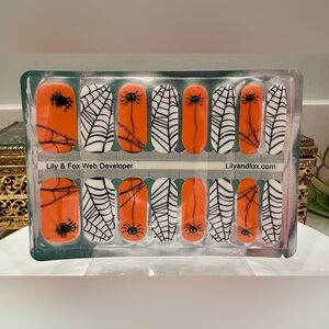 NWT Halloween Lily & Fox - Web Developer- Nail Art Wraps